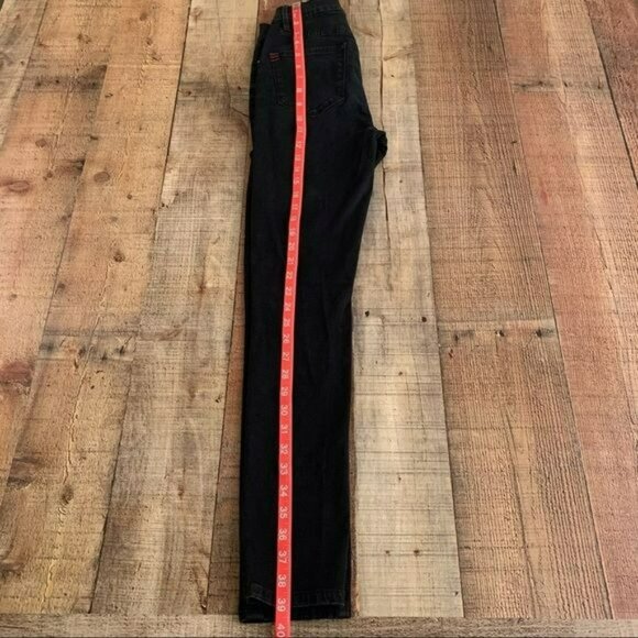 BDG urban outfitters womens size 25 black twig high distressed rise skinny jeans - Picture 3 of 10